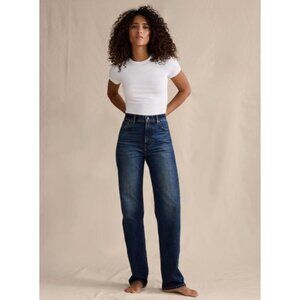 Banana Republic High-Rise Straight Premium Denim Jeans Size 27
